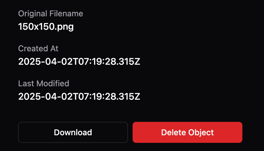 ダウンロード・削除ボタン